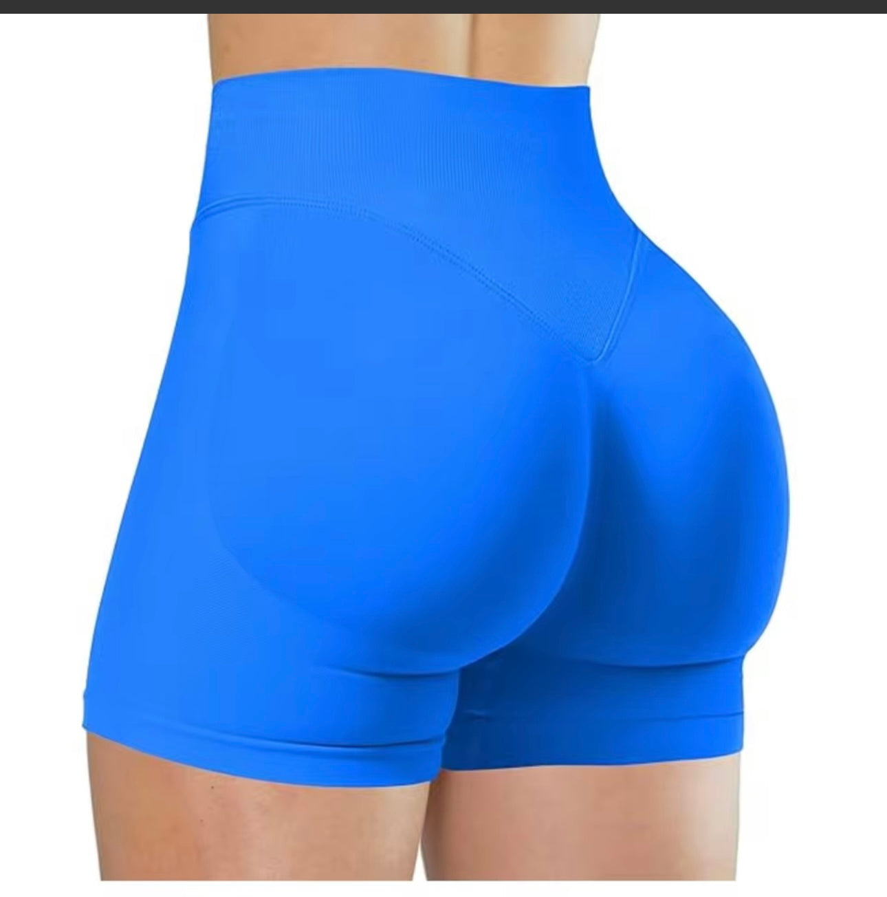 Summer High Waisted Yoga Shorts Fashionable and Sexy Running Fitness Pants Solid Color Yoga Leggings