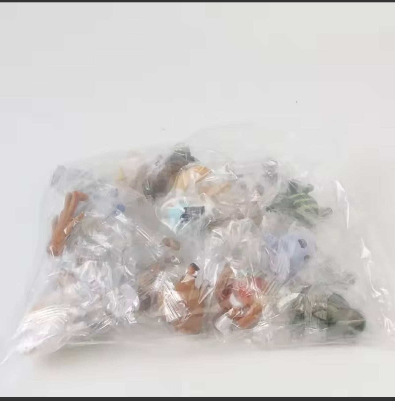 *24Pcs Italian Brainrot Tung Tung Sahur Figures Doll Tralalero Tralala Bombardino Crocodilo Shimpanzini Bananini Model Toy Gift*