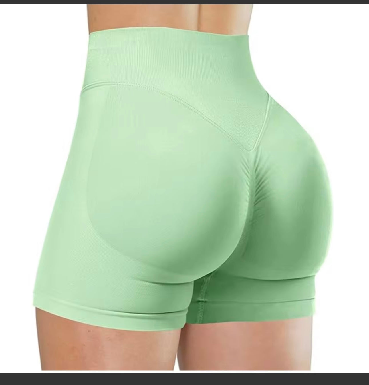Summer High Waisted Yoga Shorts Fashionable and Sexy Running Fitness Pants Solid Color Yoga Leggings
