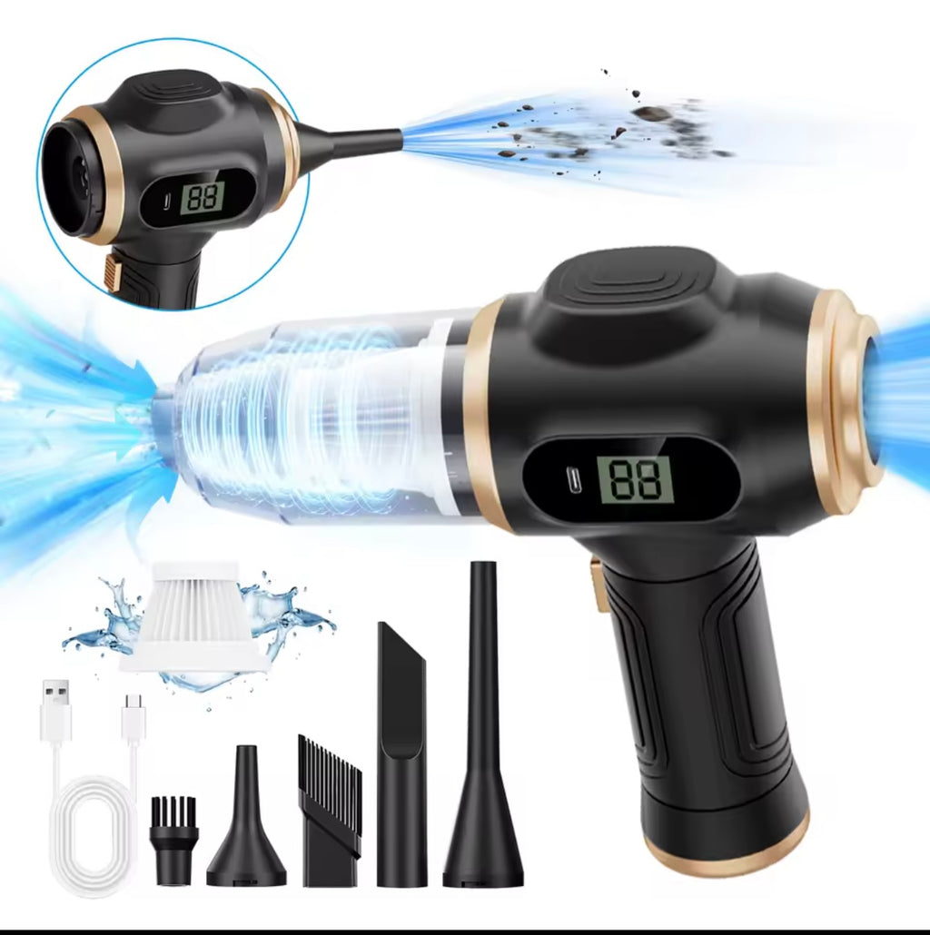 Portable Car Vacuum Cleaner – High Power Mini Auto Vacuum